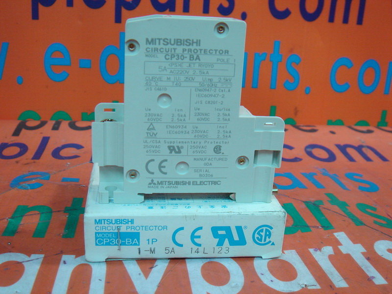 MITSUBISHI CIRCUIT PROTECTOR CP30BA 裕益科技自動化設備可程式編碼器PLC分散式控制系統DCS